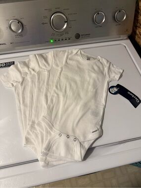 NWT White Gerber Onesie Bundle 3-6mo